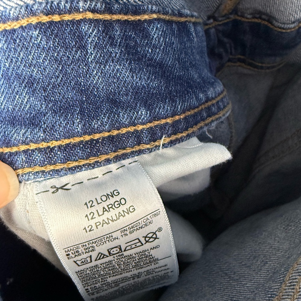 Old Navy Blue Denim Maternity Overalls - Picture 5 of 7